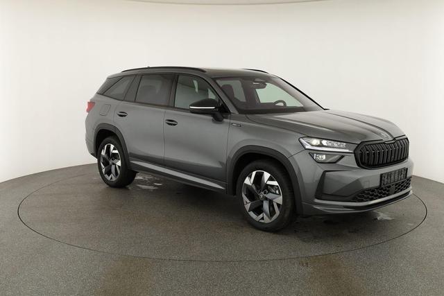 Skoda Kodiaq 2.0 TSI 150 kW 4x4 Sportline DSG Sportline, Pano, AHK, Navi, Matrix, Canton, Side, FS-beheizbar, el. Klappe, Kamera, 19-Zoll, 5 J.-Garantie 