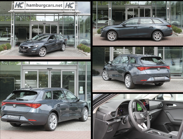 Seat Leon Sportstourer - Style 2.0 TDI DSG AHK Kessy Vision+/Winter/AssistenzPaket 17"