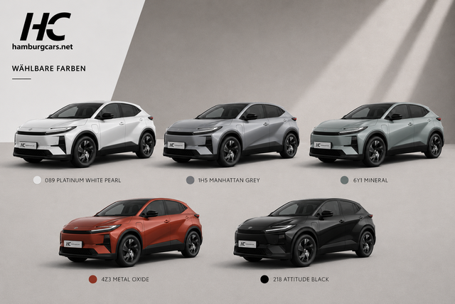 Toyota C_HR+ W&auml;hlbare Farben EU Neuwagen HHC Hamburgcars Werksbestellung g&uuml;nstig kaufen