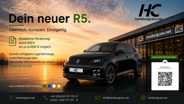 Renault R 5 - Iconic 52 +AssistP. HKSoundSys bis 6000&euro; Pr&auml;mie