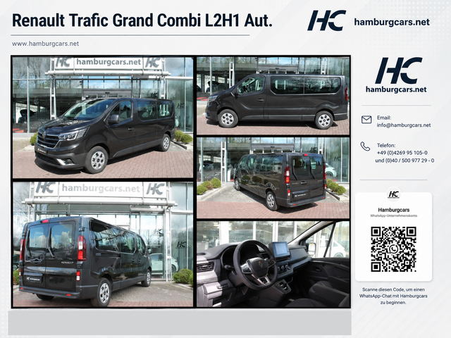 Renault Trafic - Grand Combi L2H1 Aut. Klima& ParkP. BlindSpot Allwetter
