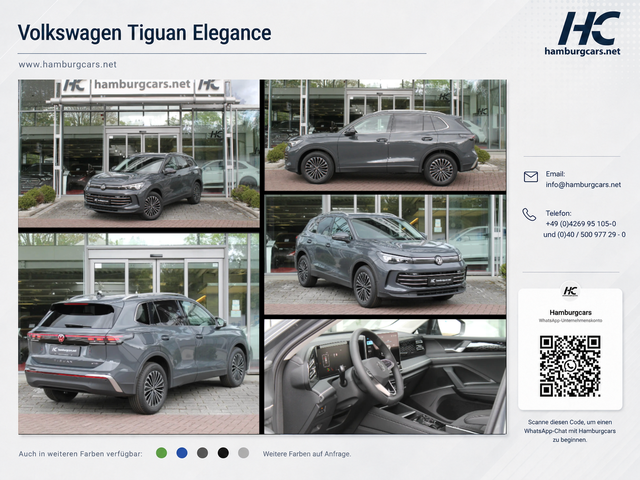 Volkswagen Tiguan - Elegance 2.0TDI AHK Navi Mtrx-LED 360Cam