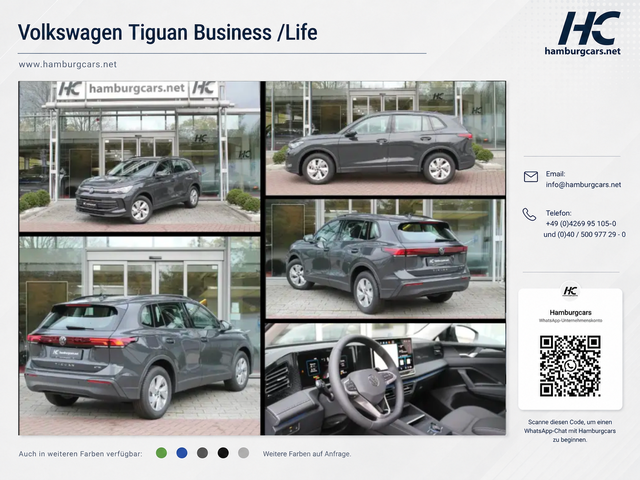 Volkswagen Tiguan - Business (Life) 1.5 eTSI DSG AHK Navi Winterpaket