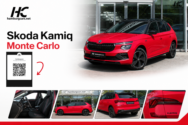 Skoda Kamiq - Monte Carlo 1.5 DSG AHK AssistentP+ Pano MtrxLED Winter-Premium SafetyP