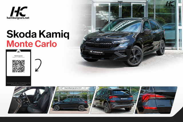 Skoda Kamiq - Monte Carlo 1.5 DSG AHK AssistentP+ Pano MtrxLED Winter-Premium SafetyP
