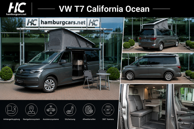 Volkswagen T7 California - Ocean 2.0TDI DSG AHK NavPro Park&Assistenzpaket