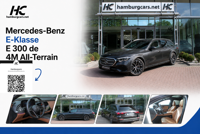 Mercedes-Benz E-Klasse - E 300 de 4M All-Terrain AHK Panorama 360Cam WinterPaket Soundsys.