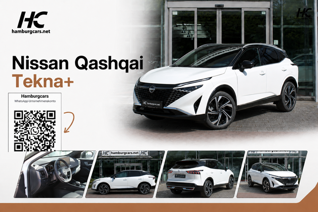 Nissan Qashqai - Tekna+ 1,3 DIG-T Xtr Bose Pano Leder Nav HUD 360*