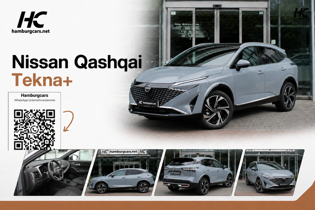 Nissan Qashqai - Tekna+ 1,3 DIG-T Xtr Bose Pano Leder Nav HUD 360*