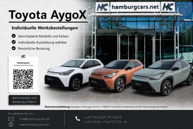 Toyota Aygo X - Play (Active) Hybrid 1.5 -frei konfigurierbar-