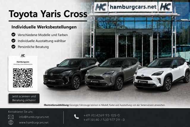 Toyota Yaris Cross - Active 1.5 VVT-i Hybrid frei konfigurierbar!