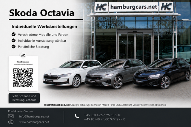 Skoda Octavia Combi - Essence 1.5 eTSI DSG Cam Sitzh. PDC