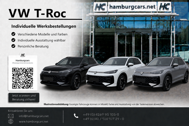 Volkswagen T-Roc - LIFE 1,5 eTSI DSG incl.Winterpaket -frei konfigurierbar-