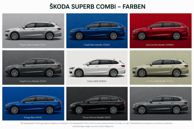 Skoda Superb Farben
