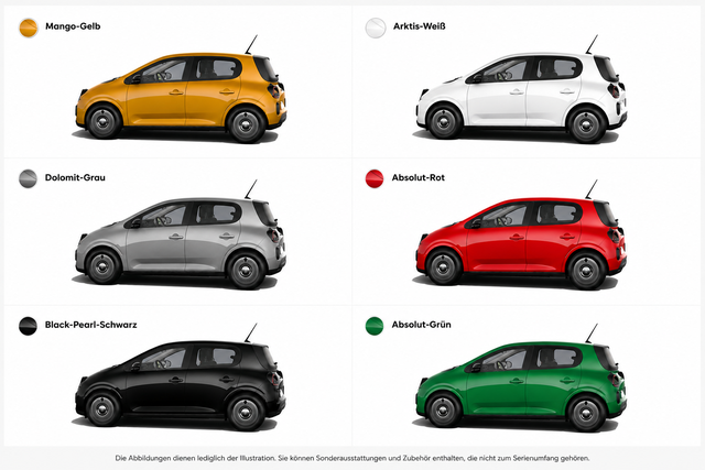 Farben Renault Twingo