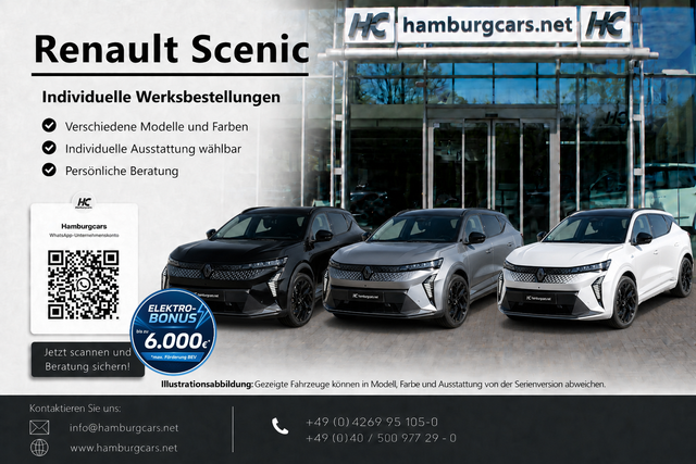 Renault Scenic - Techno 60 WinterP. F&ouml;rderung bis 6000&euro; -frei konfigurierbar!