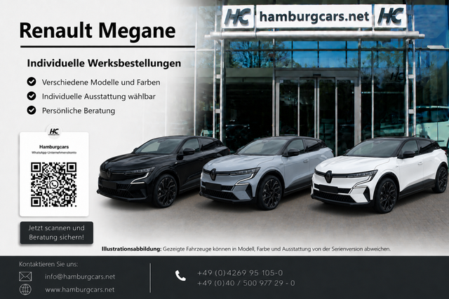 Renault M&eacute;gane E-TECH - Techno WinterP. F&ouml;rderung bis 6000&euro; -frei konfigurierbar