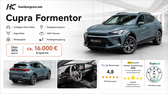 Cupra Formentor - 1,5 eTSI DSG AHK Assistenz- EDGE- &Winterpaket