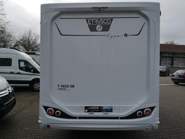 Etrusco Teilintegrierte Fiat 24 T7400SB | Complete Selection Gasregler DuoControl + EisEx Markise Hubbett Sofort verfügbar! 