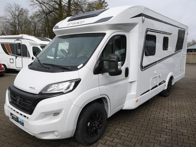 Etrusco Teilintegrierte Fiat 24 - T7400SB | Complete Selection Gasregler DuoControl + EisEx Markise Hubbett Sofort verfügbar!