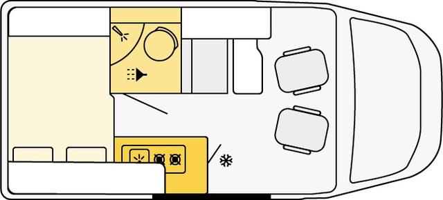Etrusco Campervan Fiat 24 CV540DB | Complete Selection 140 PS Schlafdach Schwarz Sofort verfügbar! 