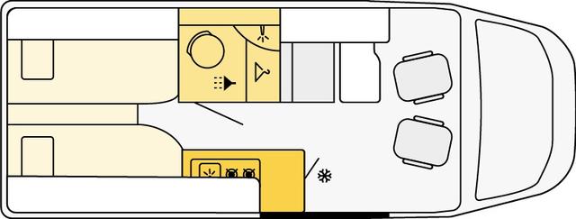 Etrusco Campervan Fiat 24 CV640SB | Komfort Paket Markise 140 PS 