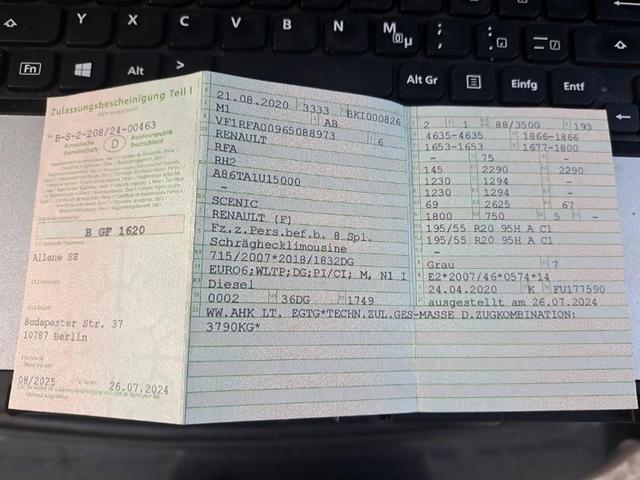 Renault Grand Scenic Business Edition/1.Hand/1 Jahr Garantie/T&uuml;v neu 