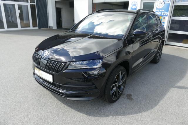 Skoda Karoq - Sportline 2.0 TDI DSG 150 PS 4x4 AHK Navi 19"Alu SHZ Side Assist beh.WS. Virtual Pedal Virtuelles Cockpit Garantie