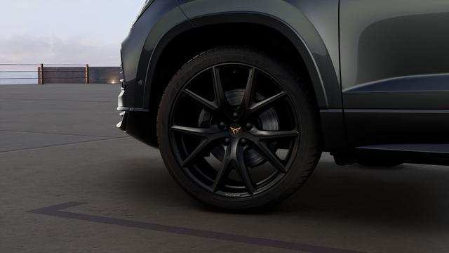 Cupra Ateca 2.0 TSI DSG 190 PS 4Drive Pano AHK el.Sitz Top View Virtual Pedal el.H. 19" Black Matt SHZ LHZ 5JG Assistenz XL Dachhimmel schwarz Induktionsladeschale Navi Kamera Parkassist 4x4 Reserverad 230 V Steckdose 