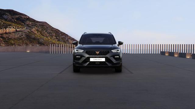 Cupra Ateca 1.5 TSI DSG 150 PS AHK el.Heckklappe 19" Black Matt SHZ LHZ 5JG Assistenz L Dachhimmel schwarz Induktionsladeschale Navi Kamera Parkassist doppelter Ladeboden Reserverad 230 V Steckdose 