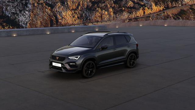 Cupra Ateca - 1.5 TSI DSG 150 PS AHK el.Heckklappe 19" Black Matt SHZ LHZ 5JG Assistenz L Dachhimmel schwarz Induktionsladeschale Navi Kamera Parkassist doppelter Ladeboden Reserverad 230 V Steckdose