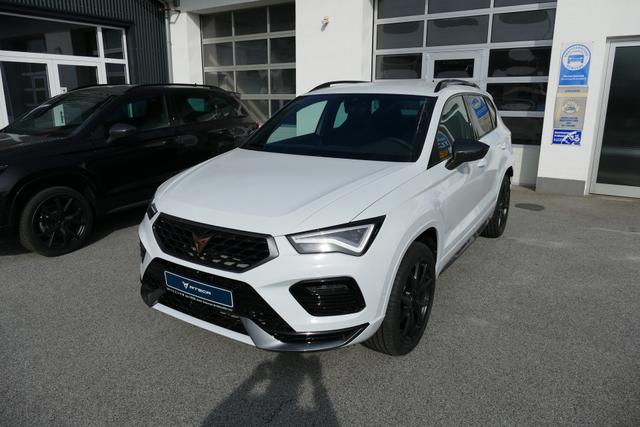 Cupra Ateca 2.0 TSI DSG 190 PS 4Drive AHK el.Sitz Top View Virtual Pedal el.H. 19" Black Matt SHZ LHZ 5JG Assistenz XL Dachhimmel schwarz Induktionsladeschale Navi Reserverad Kamera Parkassist 4x4 