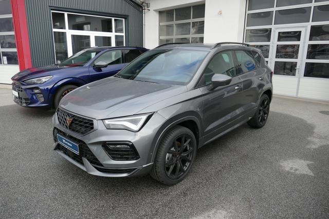 Cupra Ateca 2.0 TSI DSG 190 PS 4Drive AHK el.Sitz Top View Virtual Pedal el.H. 19" Black Matt SHZ LHZ 5JG Assistenz XL Dachhimmel schwarz Induktionsladeschale Navi Variabler Ladeboden Kamera Parkassist 4x4 
