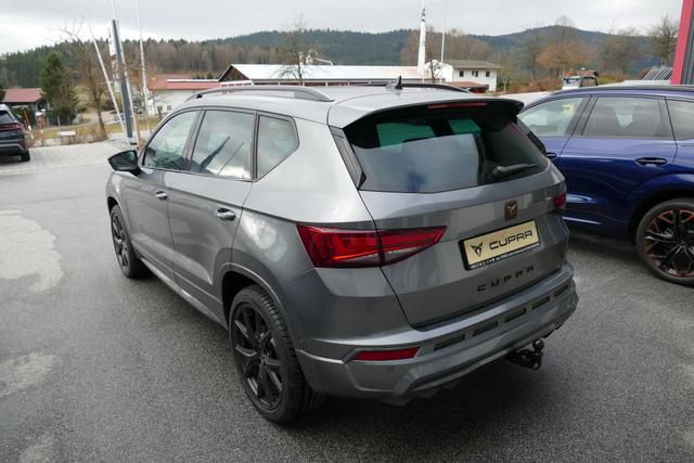 Cupra Ateca 2.0 TSI DSG 190 PS 4Drive AHK el.Sitz Top View Virtual Pedal el.H. 19" Black Matt SHZ LHZ 5JG Assistenz XL Dachhimmel schwarz Induktionsladeschale Navi Variabler Ladeboden Kamera Parkassist 4x4 