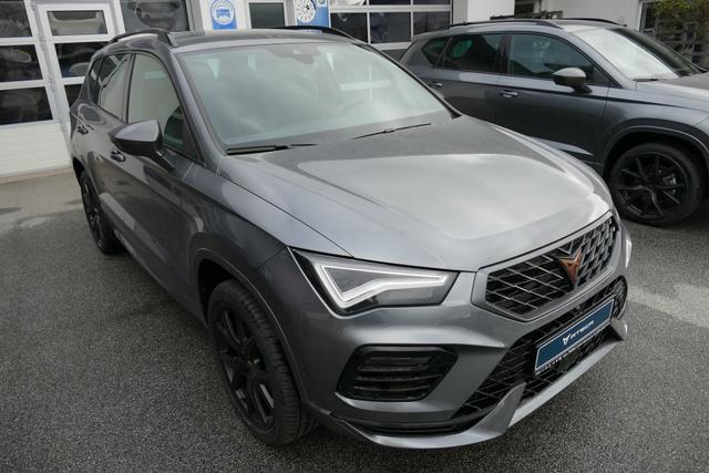 Cupra Ateca - 2.0 TSI DSG 190 PS 4Drive AHK el.Sitz Top View Virtual Pedal el.H. 19" Black Matt SHZ LHZ 5JG Assistenz XL Dachhimmel schwarz Induktionsladeschale Navi Variabler Ladeboden Kamera Parkassist 4x4