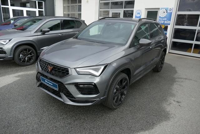 Cupra Ateca 1.5 TSI DSG 150 PS AHK Top View Virtual Pedal el.H. 19" Black Matt SHZ LHZ 5JG Assistenz XL Dachhimmel schwarz dopp. Ladeboden Induktionsladeschale Navi Kamera Parkassist 4x4 