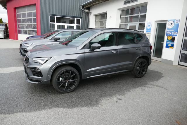Cupra Ateca 1.5 TSI DSG 150 PS AHK Top View Virtual Pedal el.H. 19" Black Matt SHZ LHZ 5JG Assistenz XL Dachhimmel schwarz dopp. Ladeboden Induktionsladeschale Navi Kamera Parkassist 4x4 