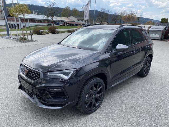 Cupra Ateca - 2.0 TSI DSG 190 PS 4Drive AHK Top View Virtual Pedal el.H. 19" Black Matt var.Ladeboden SHZ LHZ 5JG Assistenz XL Dachhimmel schwarz Induktionsladeschale Navi Kamera Parkassist 4x4