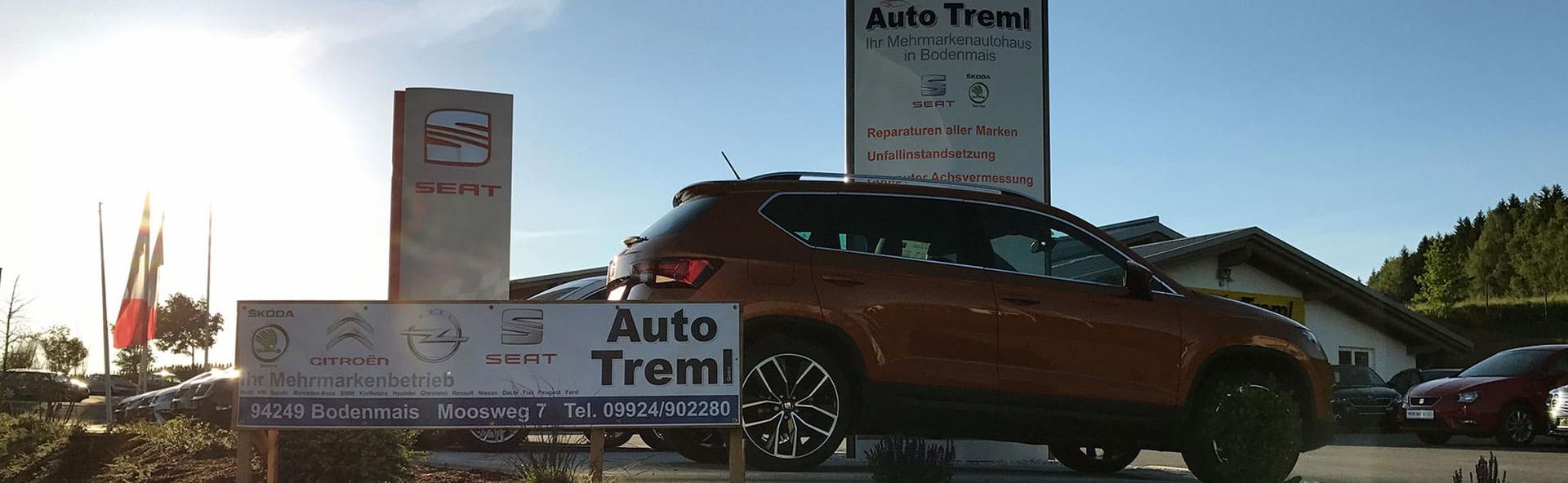 Auto Treml GmbH Unser Autohaus steht für professionellen Service sowie umfangreiche und kompetente Beratung beim Kauf von EU-Fahrzeugen, Neu- und Gebrauchtwagen.