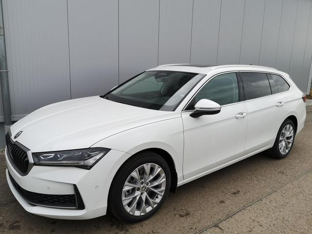 Skoda Superb Combi - 2.0 TDI 142 kW 4x4 Selection Kombi DSG Pano AHK Standh 360 Vorlauffahrzeuge