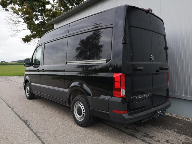 Volkswagen Crafter Kastenwagen - Kasten 35 mittellang Hochdach FWD 2.0 TDI L3H3 2 Schiebetüren AHK Kamera 270 Grad App PDC GRA