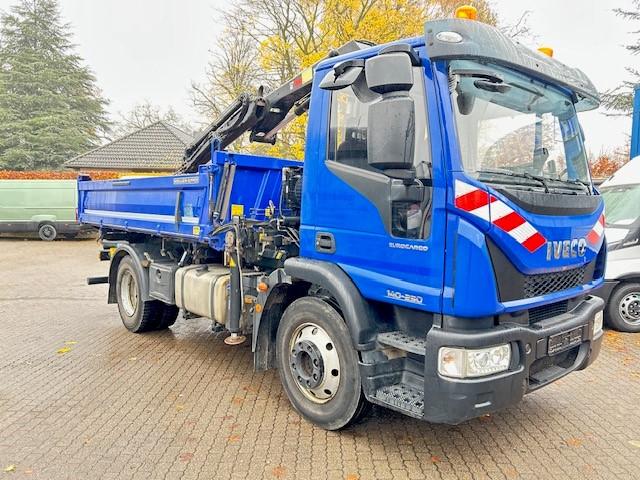 Iveco Eurocargo - ML140E25K Meiler 3-Seitenkrankipper Kran und 2 x AHK!