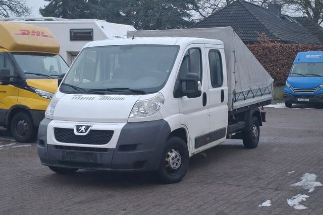 Peugeot Boxer - 2.2 Pritsche Plane DOKA*AHK*RADIO*