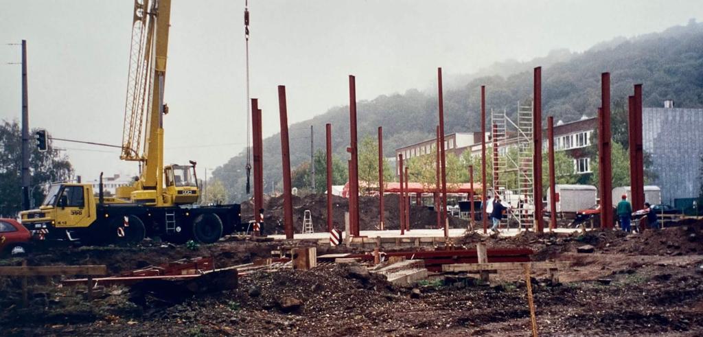Baubeginn auf dem Gelände einer ehemaligen Gärtnerei