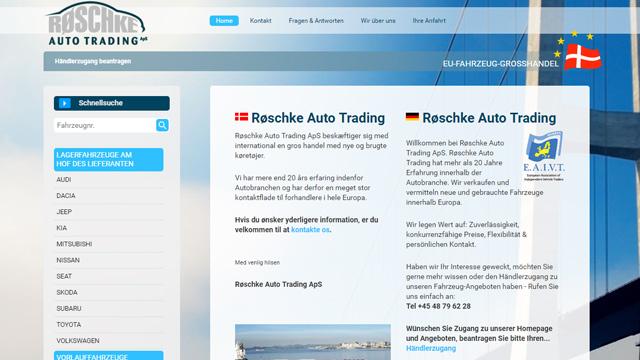 Røschke Auto Trading ApS - Fahrzeuggroßhandel B2B-Autohandel