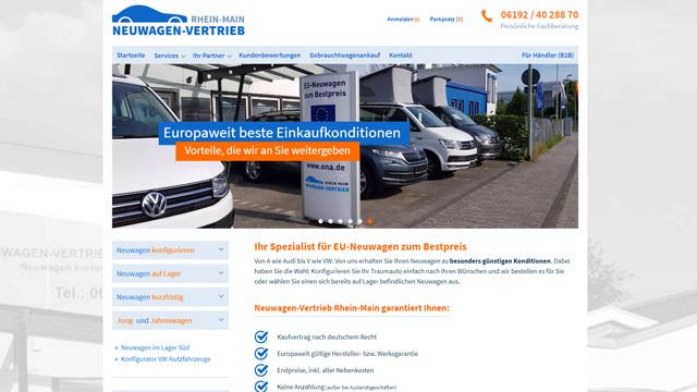 Mehrmarkenhandel: Neuwagenvertrieb Rhein-Main