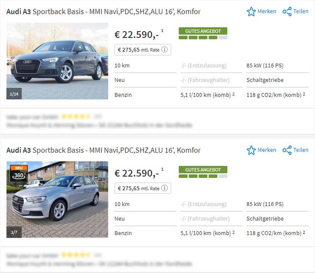 Export der 360°-Innenaufnahmen zu AutoScout24