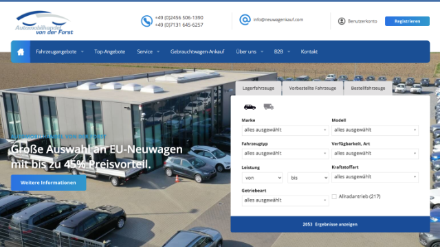 Automobilhandel von der Forst GmbH, Selfkant-Tüddern