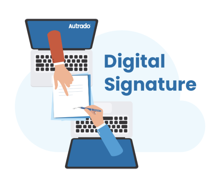 Vetragsabwicklung mit digitalen Signaturen
