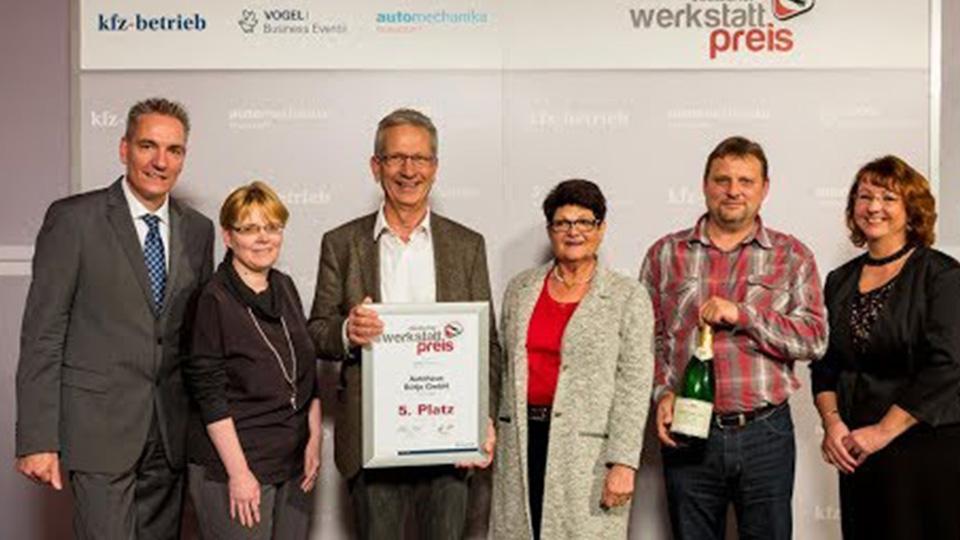 Deutscher Werkstattpreis 2017 -  Bosch Service Autohaus Butje